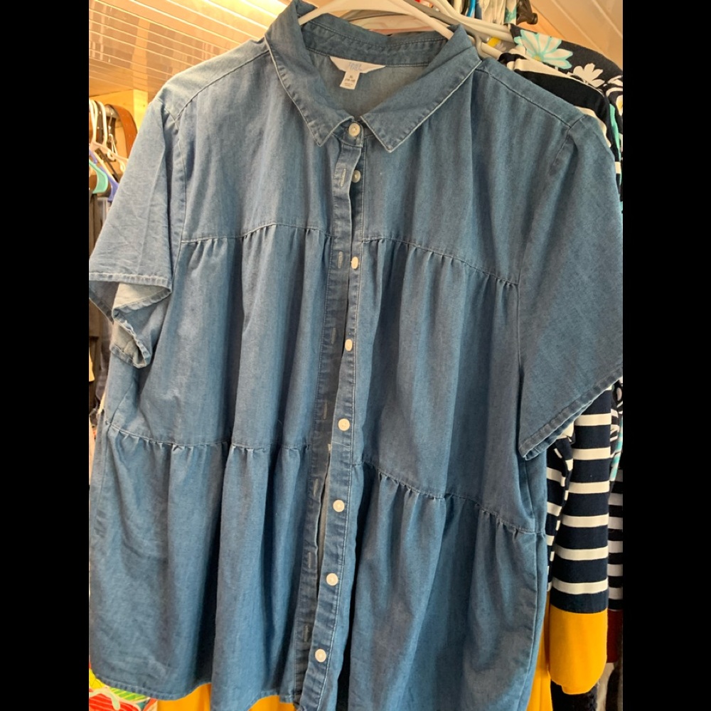 Denim tunic